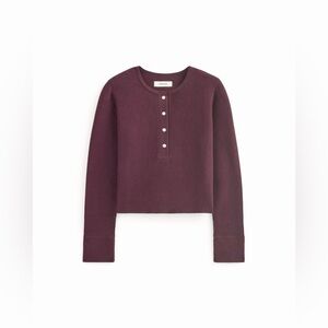 Everlane Women's Long Sleeve Tee - Plum